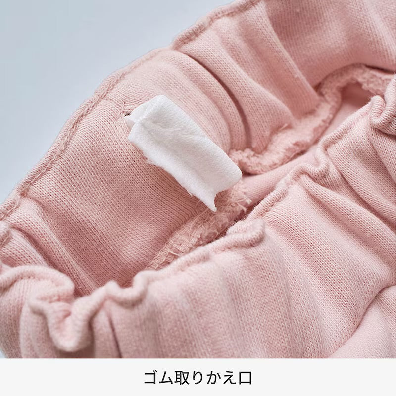 薄抓毛刺繡logo運動褲 100/110/120/130/140/150cm 女童款