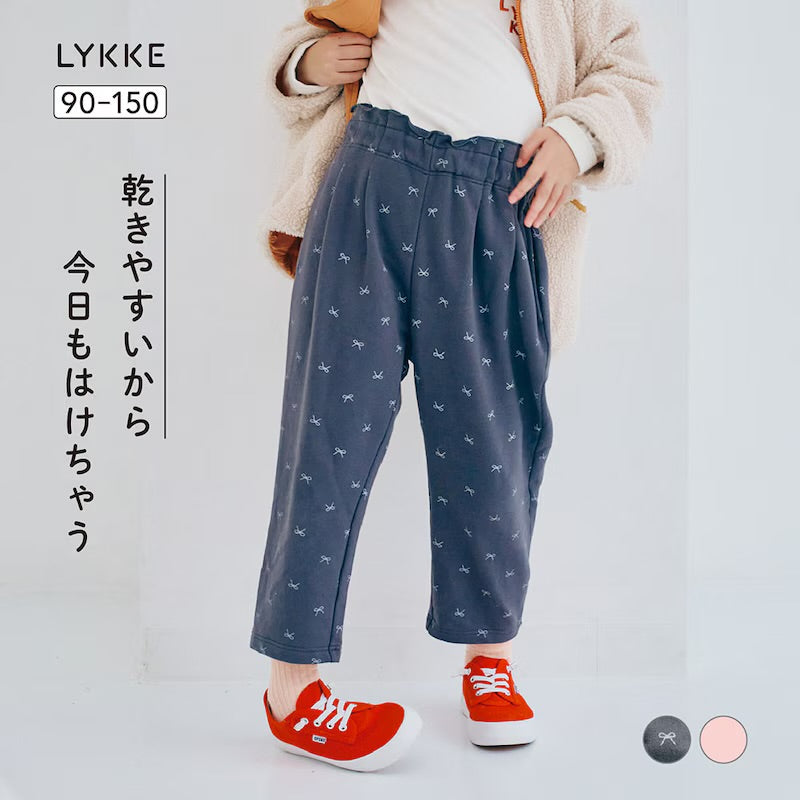 吸水速乾 腰部褶皺錐形褲子 90/100/110/120/130/140/150cm 女童款/男童款