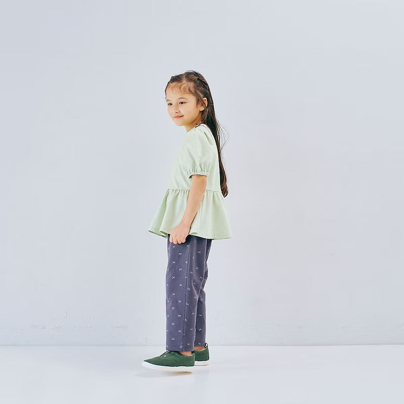 吸水速乾 腰部褶皺錐形褲子 90/100/110/120/130/140/150cm 女童款/男童款