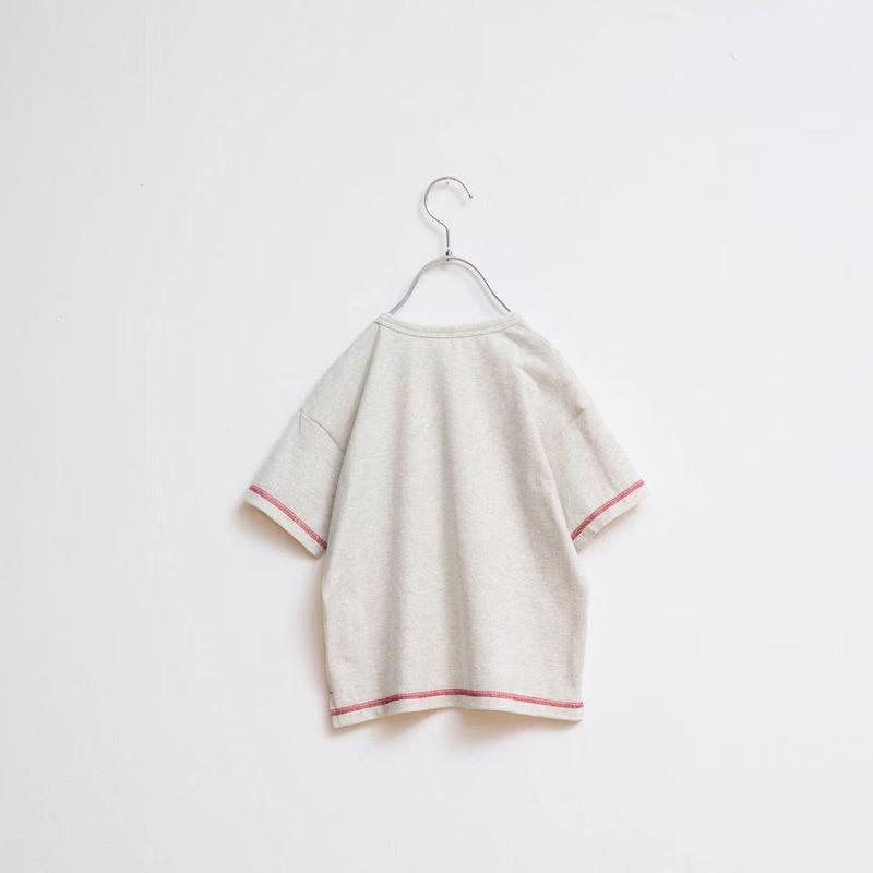 防水 配色縫線胸袋T恤 90/100/110/120/130cm 女童款/男童款