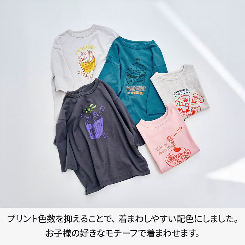 七分袖T恤5件套裝 80/90/100/110/120/130cm 女童款/男童款