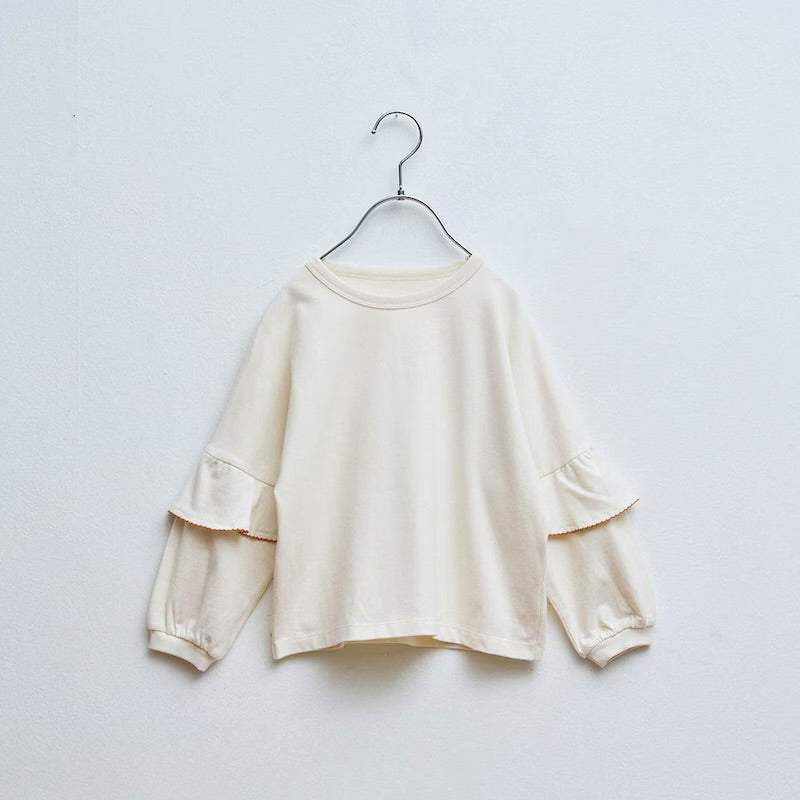 荷葉袖長袖上衣 90/100/110/120/130/140/150cm 女童款