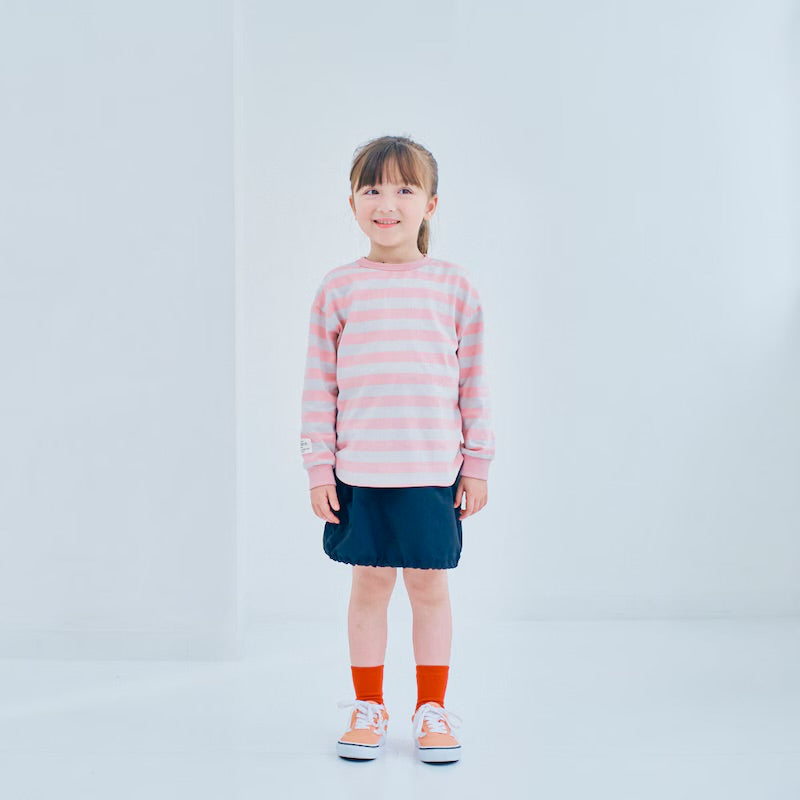 長袖條紋T恤 100/110/120/130cm 女童款/男童款