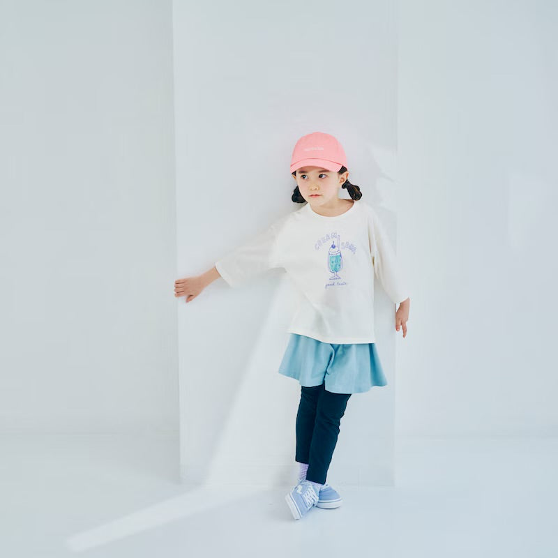 吸水速乾 半褶裙連打底長褲 90/100/110/120/130/140/150cm 女童款