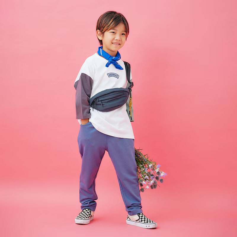 不容易起皺&不易縮水的七分袖T恤 80/90/100/110/120/130/140/150cm 女童款/男童款