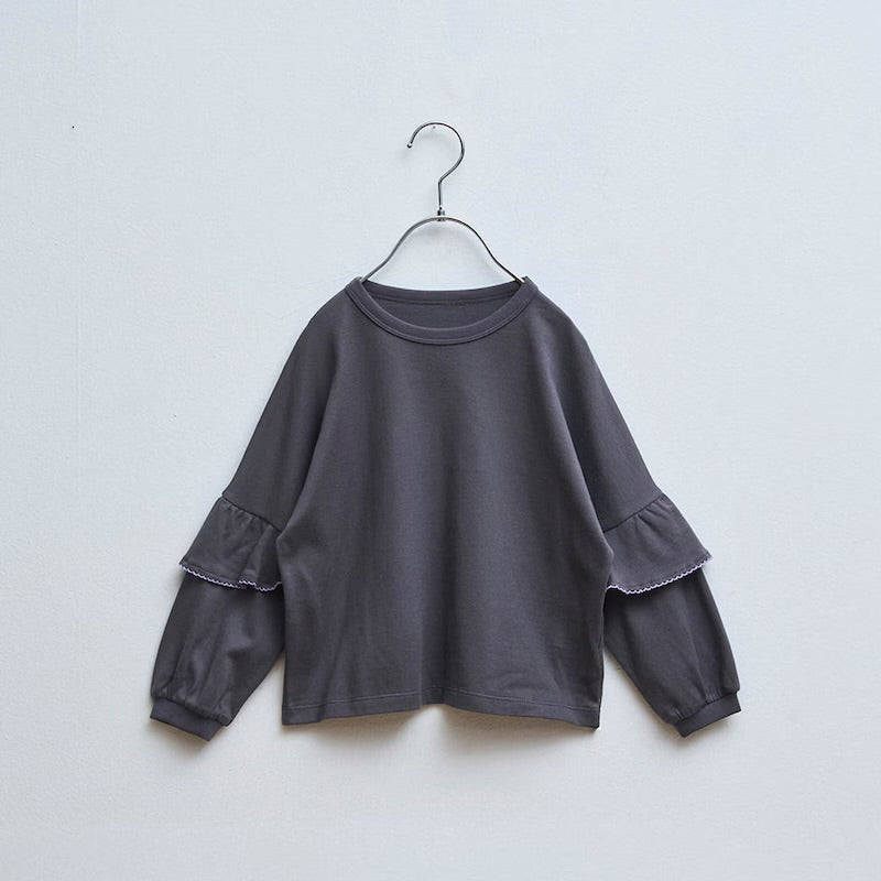 荷葉袖長袖上衣 90/100/110/120/130/140/150cm 女童款