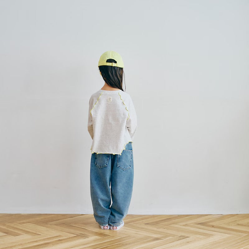 吸水速乾長袖上衣 90/100/110/120/130/140/150cm 女童款